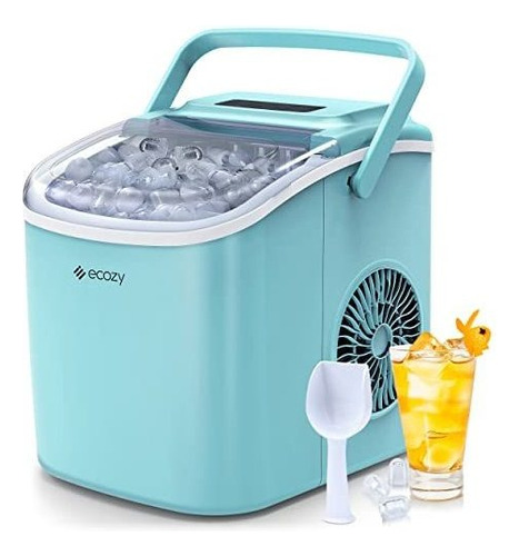 Máquina De Hielo Ecozi 26 Lbs/24h Autolimpiadora Con