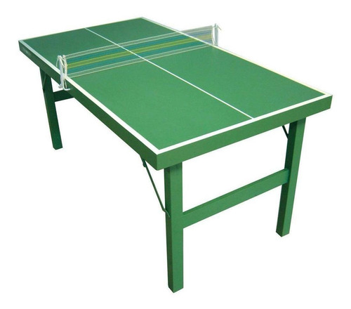 Mini mesa de ping pong Procopio Sport 0052 fabricada em MDP cor verde