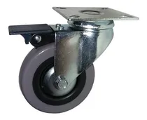Comprar Rodajas Llantas Ruedas Industriales Con Freno Muebles 1 Pz