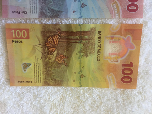 Billete 100 Pesos Sor Juana Error Unico Muy Visible Muy Raro (Usado)