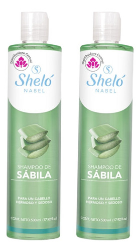 Shampoo De Sàbila Shelo Nabel® 530ml. 2 Piezas