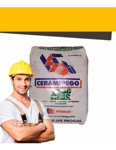 Pego Blanco Ceramipego 14kg - Pack De 3 Sacos