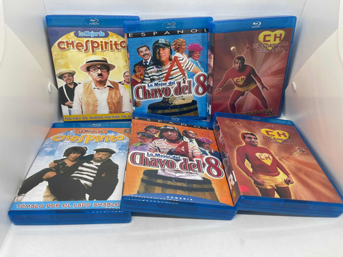 Chespirito Chavo Del 8 Chapulin Serie Completa Latino Bluray