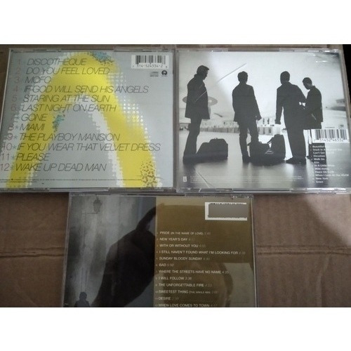 Pack U2  Pop - Best 1980-1990 - All That You Can´t... 3 Cds