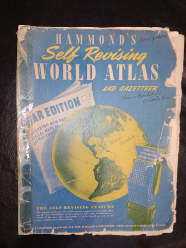 Libro Hammond's Self Revising World Atlas And Gazetteer