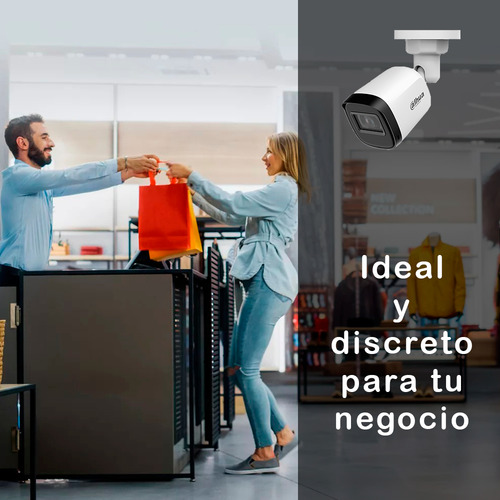 Dahua Dh-hac-b1a21n-u-0280b Camara Bullet De 2 Megapixeles Lente De 2.8 Mm 30 Metros De Ir 100 Grados De Apertura Ip67 Soporta: Cvi/tvi/ahd Y Cvbs
