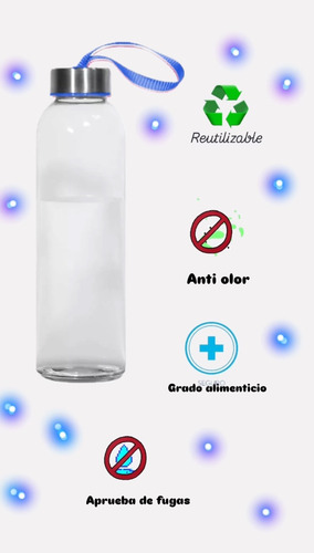 Botella Genérica Estándar 500 Ml Cristal