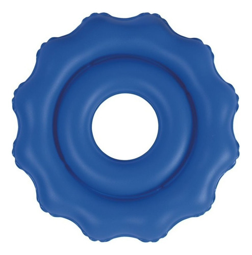 Almohadón Multipropósito Circular Am01 Silfab Color Azul