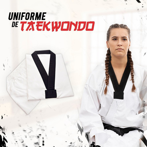 Uniforme Taekwondo 10 Oz Banzai, Tallas 000 Al 9