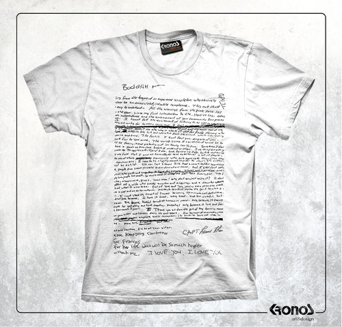 Remera Nirvana Kurt Cobain Suicide Note Vintage