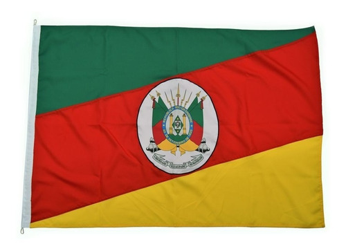 Bandeira Oficial Do Rio Grande Do Sul Poliéster Tam 90x129cm