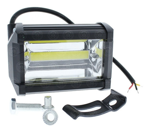 Faro Barra Led Cob Dually 36 Chip Fijo Y Estrobo 12-80v