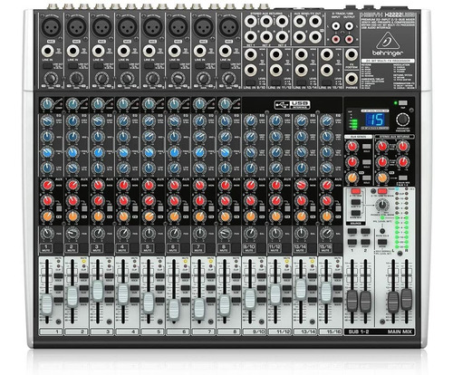 Behringer Mezclador De 22 Entradas, Interfaz De Audio Y Usb