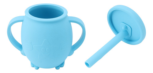 Vaso De Silicona Con Pajita Para Sorber, 230 Ml, Tazas De En