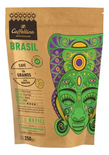 Cafe Especialidad En Granos Brasil X250gr - Caffettino