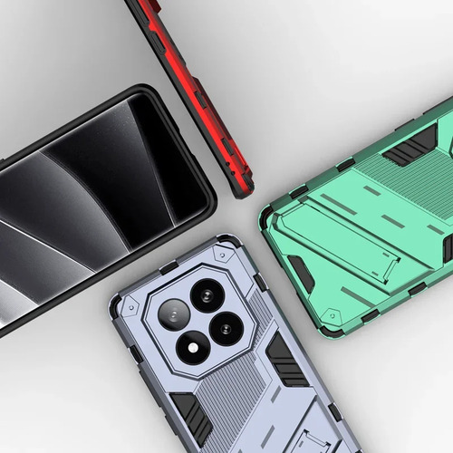 X Funda Protectora A Prueba De Golpes Armor For Xiaomi Redmi Note 14 Pro Plus, Soporte Magnético, Funda Con Soporte For