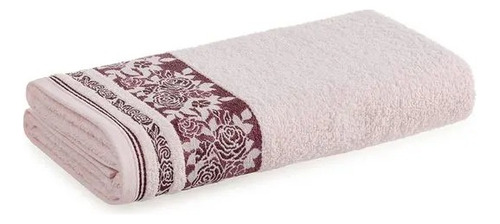 Toalha De Banho Karsten Softmax Florins Cor Rosa Liso