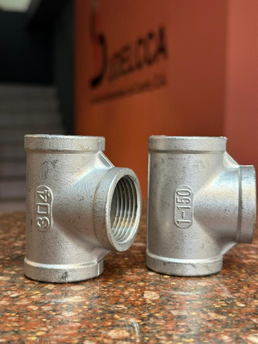 Tee En Acero Inoxidable 304, 1 Pulgada Npt, 150 Psi