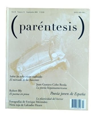 El Lujo Cultural De (paréntesis) Número 13. 