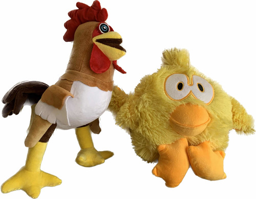 Peluches De La Granja De Zenón Gallo Bartolito Y Pollito