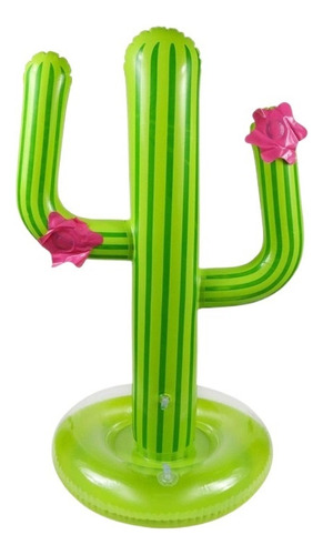 Juego De Lanzamiento De Anillo De Cactus Inflable De 2 Pieza
