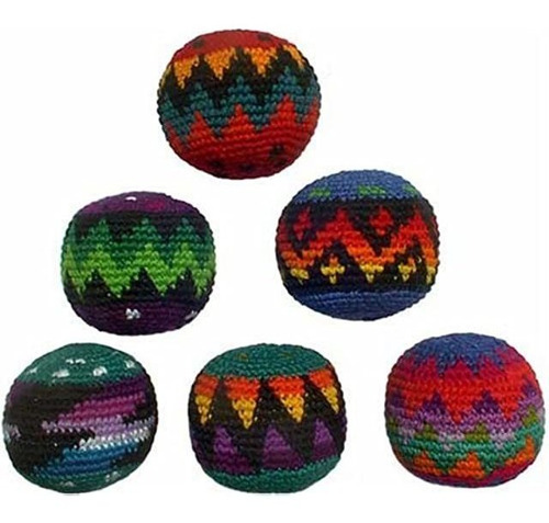 Juego De 6 Hacky Sacks, Dise&ntilde;o Multicolor