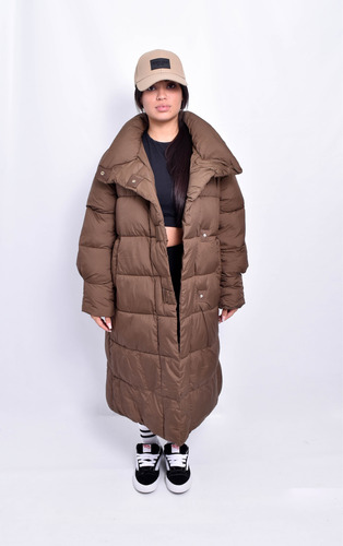 Campera Abrigo Larga Mujer Grande Oversize Vera Super Larga