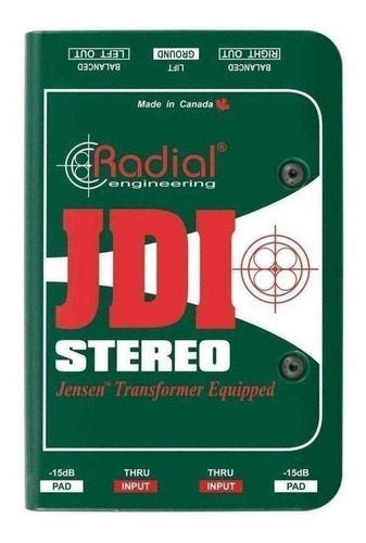 Radial  Caja Directa Estéreo Pasiva Jdi Stereo