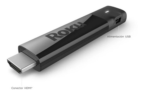 Imagen 8 de 11 de Roku Streaming Stick+ 3810 control de voz 4K 1GB negro con 1GB de memoria RAM