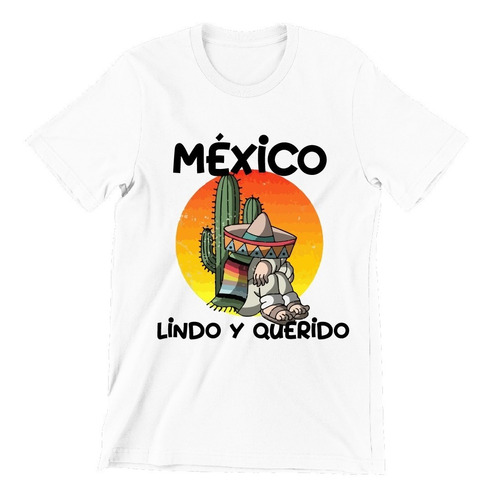 Playera Para Niño  México Lindo Y Querido, Arte Mexicana