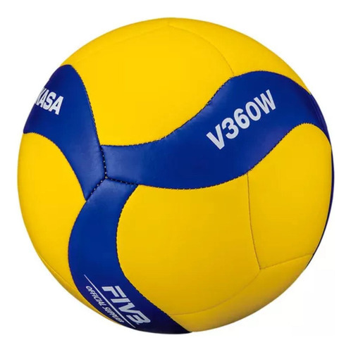 Bola De Voleibol V360w Fivb Amarelo E Azul Mikasa