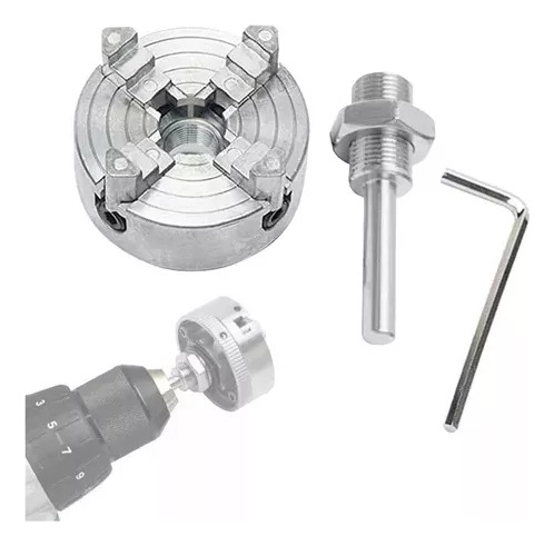 Taladradora Mini Lathe Chuck De 4 Mordazas