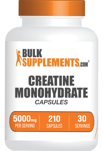 Bulksupplements Cápsulas De Monohidrato De Creatina - Crea.