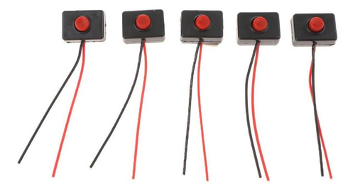 2 Interruptor De Botón Para Automotriz, Hecho De Plástico
