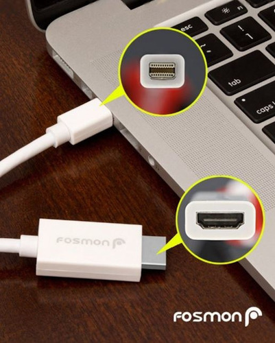 Cable Adaptador Mini Displayport Thunderbolt Hdmi 4 Metros (Usado)
