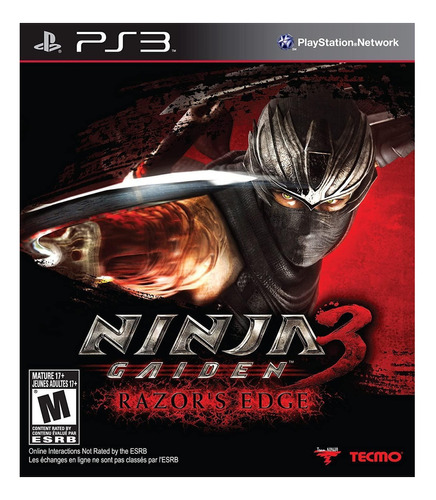 Ninja Gaiden 3: Razor's Edge  Standard Edition Koei Tecmo Games PS3 Físico