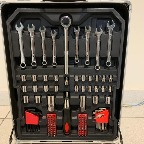 Kit Caixa De Ferramentas Com 254 Peças Com Maleta Case