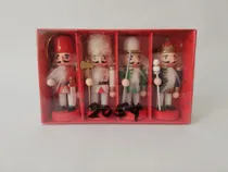 Comprar Set 4 Figuras Navideñas Soldados Cascanueces - 2054