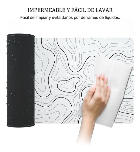 Para Mouse Pad Alfombrilla Ratón Terreno Base Impermeable