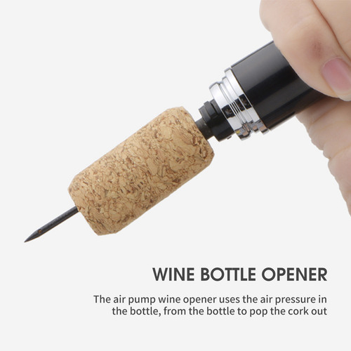 Abridor De Vino Con Bomba De Aire Y Sacacorchos Para Wine Rs