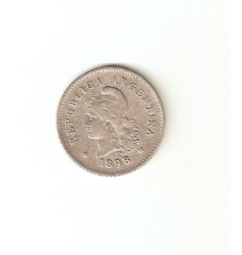 Monedas Argentinas 10 Centavos De 1898 8 Separado Mb+