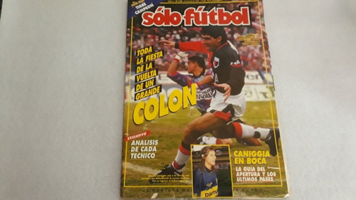 Sólo Fútbol Colón Ascenso 1995. Excelente Estado