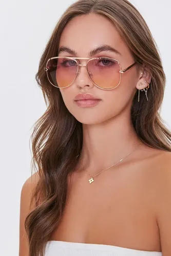 Leia suficiente Álbum de graduación Anteojos Gafas Lentes De Sol Aviador Mujer Forever 21