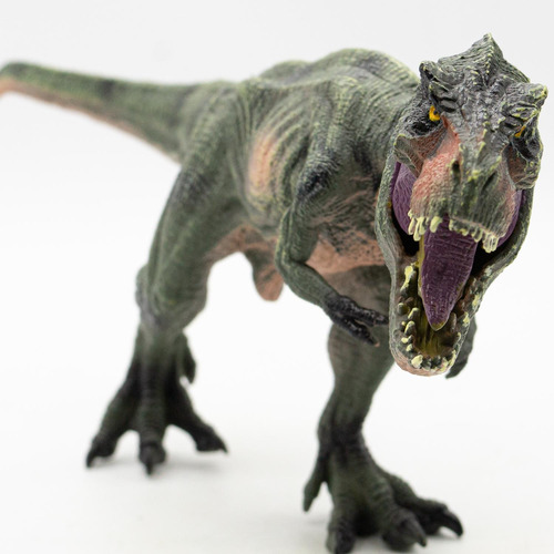 Figura De Dinosaurio Tiranosauro Rex Verde Jurassic 30 Cm