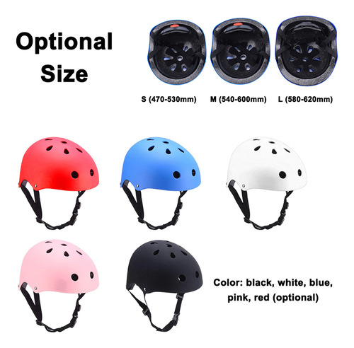 Casco De Patinaje, Casco De Bicicleta, Gorra Ajustable