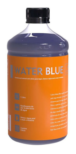 Corante Azul Natural Com Cálcio P/ Lagos Cubos Water Blue 1l