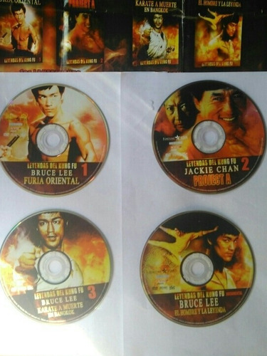 Bruce Lee Dvd Furia Oriental Lote Por 4 Dvd Originales