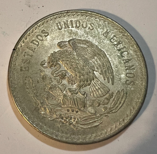 Moneda $5pesos Cuauhtémoc 1948 Plata Brillo Original (Usado)