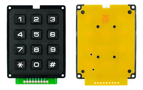 Teclado Matricial 12 3x4 Botões Arduino Pic Microcontrolador