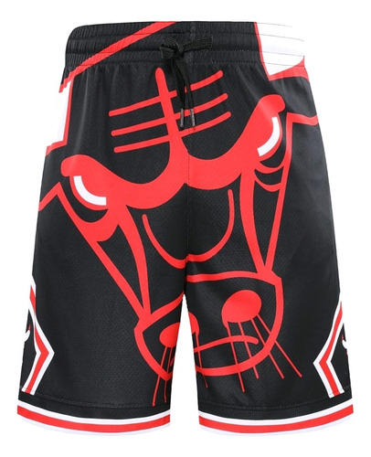 Short Bermuda Basquetbol Chicago Bulls Toros Gym Casual Moda